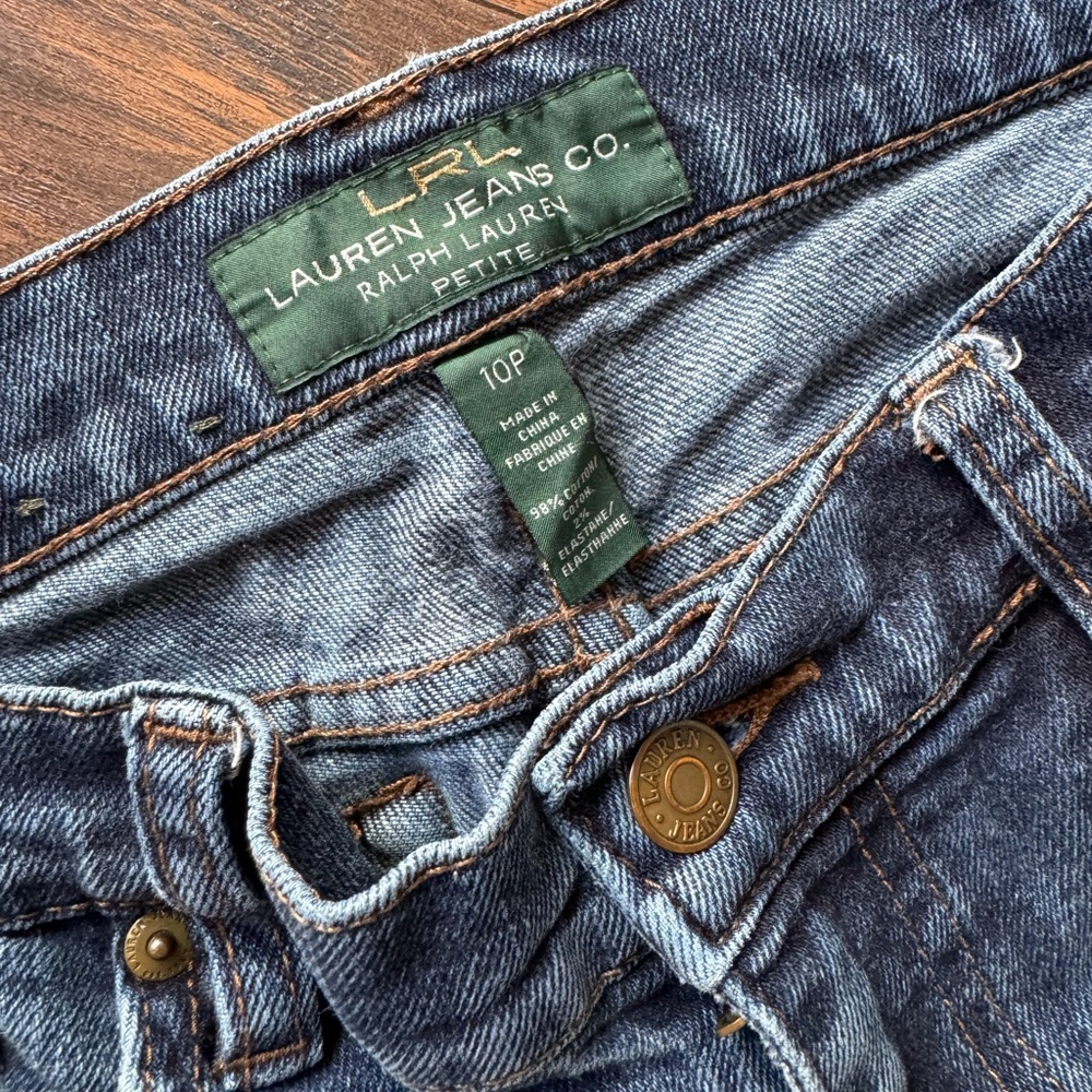 Vintage LRL Ralph Lauren Blue Straight Leg Jeans